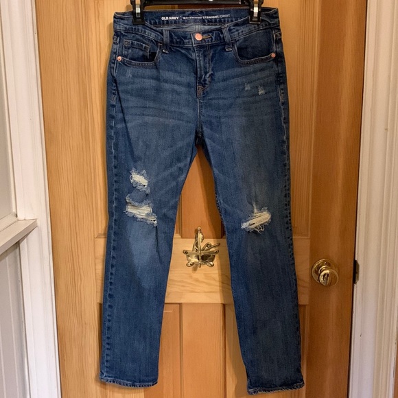Old Navy Boyfriend Straight Jeans - Picture 1 of 6